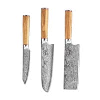 Sumisu Knives 3-delig Wood - hobbykok Sumisu Knives 3-delig Wood - hobbykok