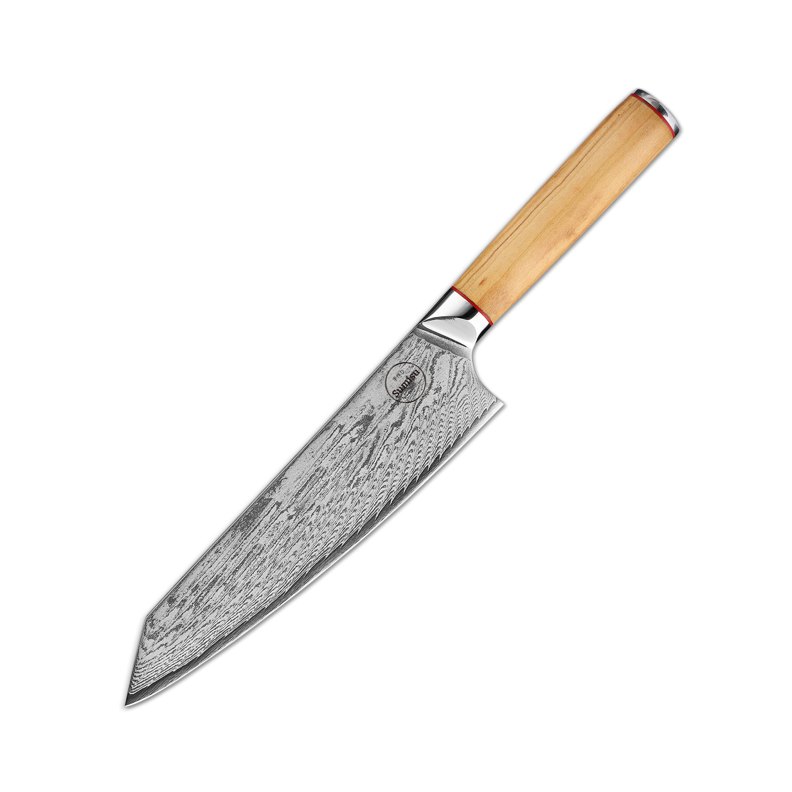 Sumisu Knives Kiritsuke Wood schuin