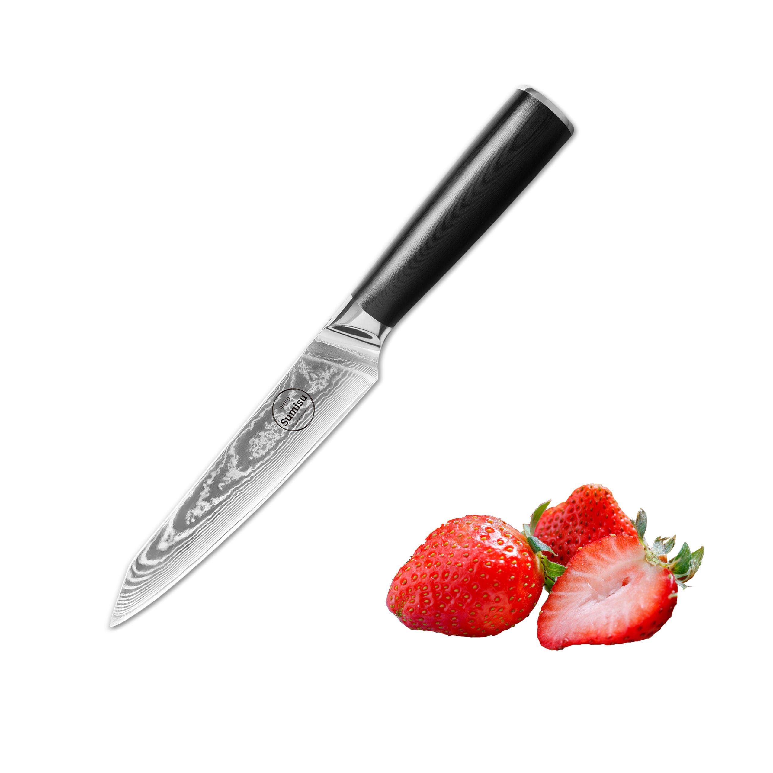 Sumisu Knives Shotoh Black met aardbei Sumisu Knives Shotoh Black met aardbei