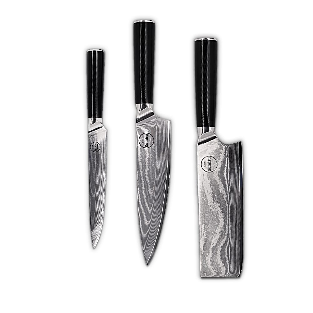 Sumisu Messenset 3-delig Black - chefkok