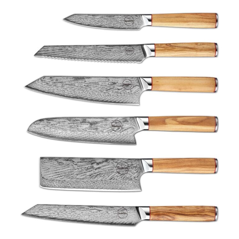6-Delige Messenset Wood