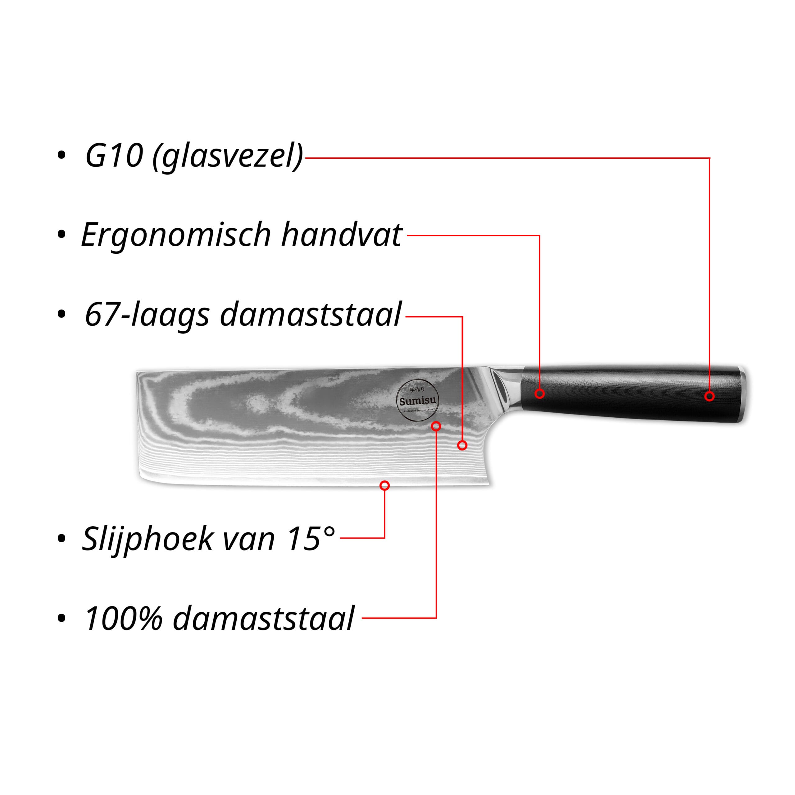 Sumisu Knives Nakiri Black USP Sumisu Knives Nakiri Black USP